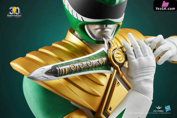 Power Rangers Commemorative Green Ranger Bust Resin Statue - WAY Studi ...