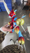 Digimon Lighdramon & Motomiya Daisuke & V-mon & Fladramon GK Statue - DMX Studio [In-Stock]