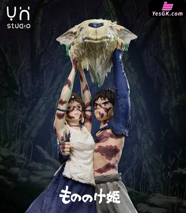 Princess Mononoke CP Series 003 San & Ashitaka Statue - YH Studio
