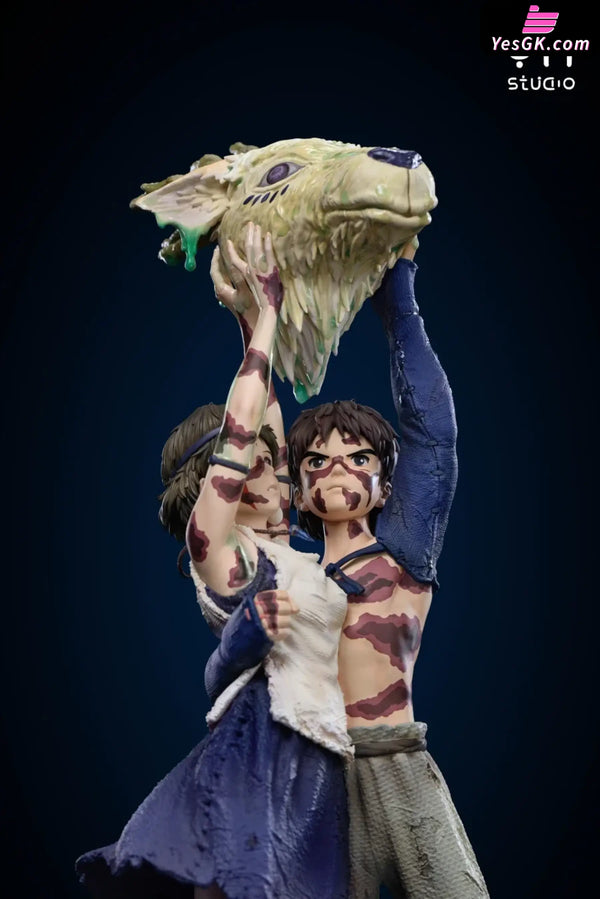 Princess Mononoke CP Series 003 San & Ashitaka Statue - YH Studio