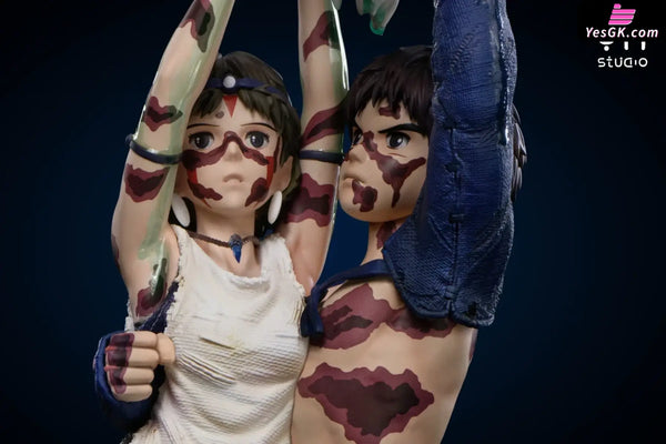 Princess Mononoke CP Series 003 San & Ashitaka Statue - YH Studio