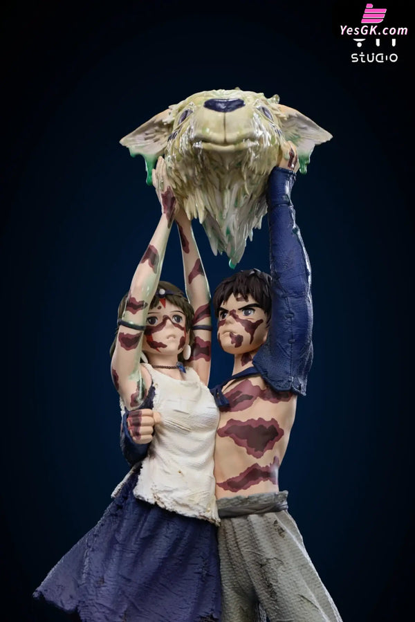 Princess Mononoke CP Series 003 San & Ashitaka Statue - YH Studio