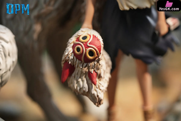 Princess Mononoke Desktop Small Scene Series #7 San GK Statue - OPM Studio [Pre-Order] Miyazaki Anime