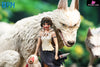 Princess Mononoke Desktop Small Scene Series #7 San GK Statue - OPM Studio [Pre-Order] Miyazaki Anime