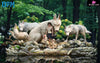 Princess Mononoke Desktop Small Scene Series #7 San GK Statue - OPM Studio [Pre-Order] Miyazaki Anime