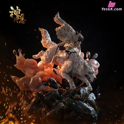 Princess Mononoke Plus Series Battle Amidst the Smoke of War Statue - Shen Yin Studio [Pre-Order] - Miyazaki Anime