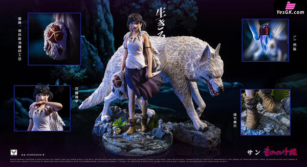 Princess Mononoke San 1/6 GK Statue - White Deer Studio [Pre-Order] Deposit / B Miyazaki Anime