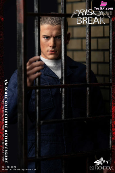 Prison Break Michael & tbag & Double set & Magnetic Opening and Closing Prison Scene 1/6 scale action figure FB - FISH