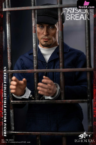Prison Break Michael & tbag & Double set & Magnetic Opening and Closing Prison Scene 1/6 scale action figure FB - FISH