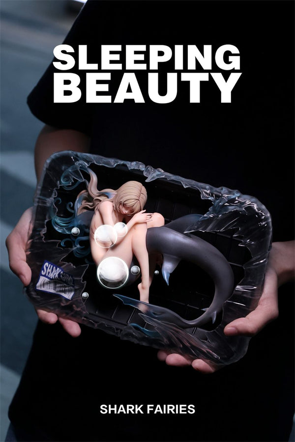 Shark Girl-Sleeping Beauty-Black Fin & Silver Fin Licensed Statue - WeArtDoing Studio [Pre-Order]