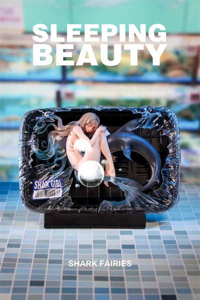 Shark Girl-Sleeping Beauty-Black Fin & Silver Fin Licensed Statue - WeArtDoing Studio [Pre-Order]