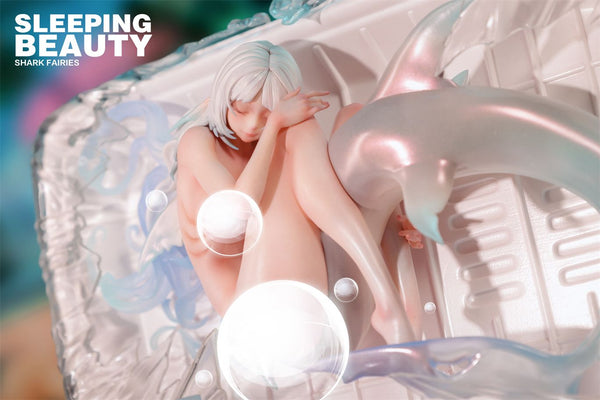 Shark Girl-Sleeping Beauty-Black Fin & Silver Fin Licensed Statue - WeArtDoing Studio [Pre-Order]