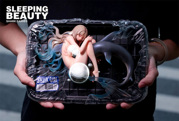 Shark Girl-Sleeping Beauty-Black Fin & Silver Fin Licensed Statue - WeArtDoing Studio [Pre-Order]