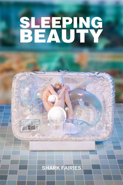 Shark Girl-Sleeping Beauty-Black Fin & Silver Fin Licensed Statue - WeArtDoing Studio [Pre-Order]