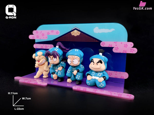 Nintama Rantarō Rantarou Inadera & Kirimaru Settsuno & Shinbei Fukutomi & Hemu Hemu GK Statue - Q-MON Studio