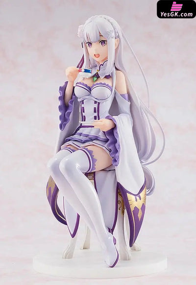 Re:Zero Emilia Tea Party Ver. 1/7 Scale Figure - KADOKAWA [In-Stock] Full Payment Re:Zero