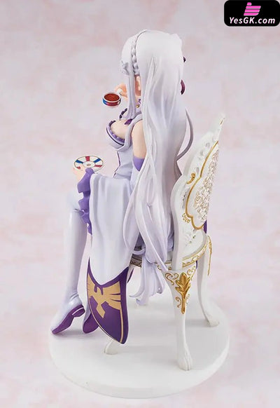 Re:Zero Emilia Tea Party Ver. 1/7 Scale Figure - KADOKAWA [In-Stock] Full Payment Re:Zero