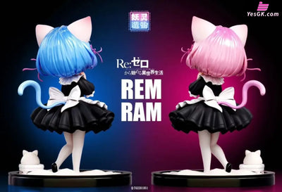 Re:ZERO Rem & Ram GK Statue - YaoLingZaoWu Studio [In-Stock] - Re:Zero
