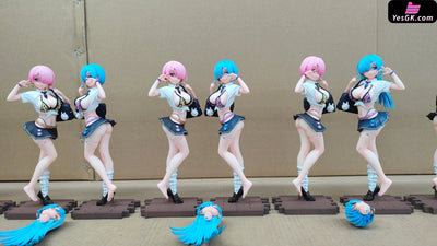 Re:ZERO Starting Life Gyaru JK Rem & Ram GK Statue - Thistles and thorns Studio [In-Stock] Re:Zero