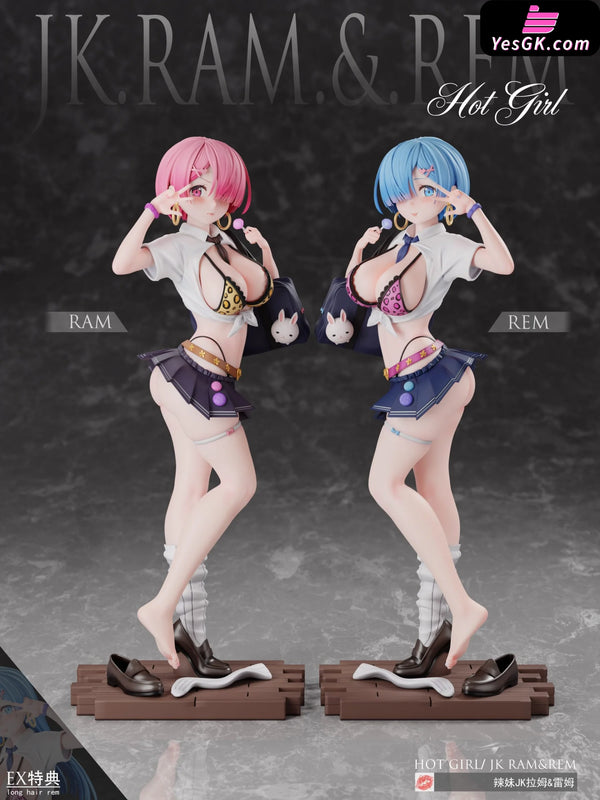 Re:ZERO Starting Life Gyaru JK Rem & Ram GK Statue - Thistles and thorns Studio [Pre-Order] Deposit / Set Re:Zero