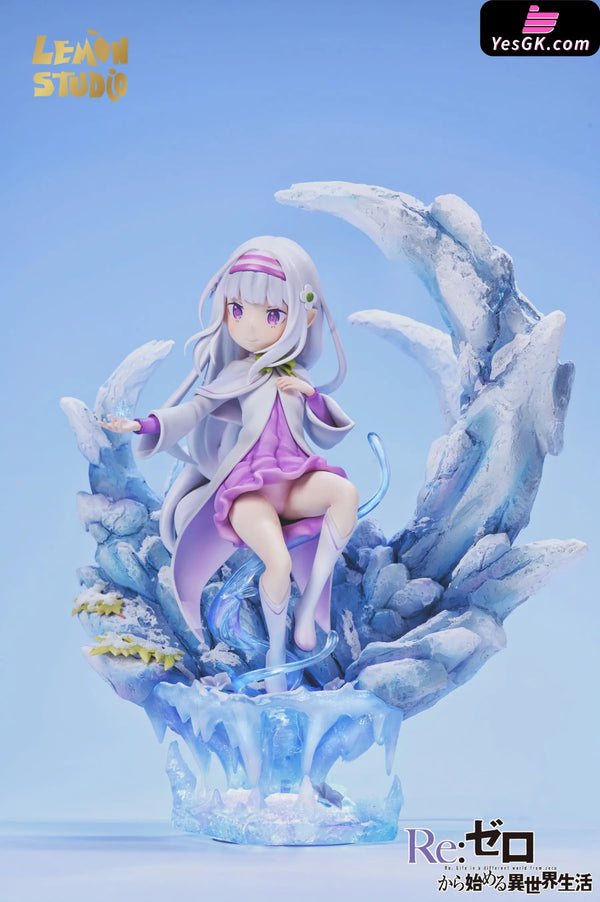 Re:zero Starting Life In Another World Kid Emilia Resin Statue - Lemon Studio [Pre-Order Closed]