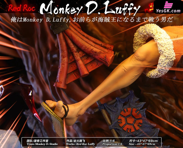 Red Roc Luffy Resin Statue - Monkey.d Studio [Pre-Order Closed]