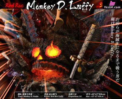 Red Roc Luffy Resin Statue - Monkey.d Studio [Pre-Order Closed]