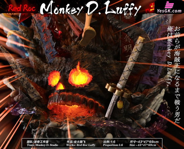 Red Roc Luffy Resin Statue - Monkey.d Studio [Pre-Order Closed]