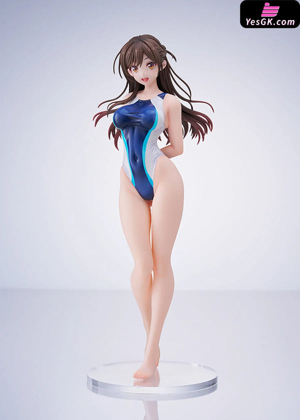 Rent-A-Girlfriend Chizuru Mizuhara Light Blue Line Competition Swimsuit 1/7 Scale Figure (Licensed) - AMAKUNI
