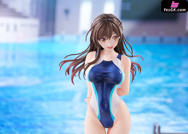 Rent-A-Girlfriend Chizuru Mizuhara Light Blue Line Competition Swimsuit 1/7 Scale Figure (Licensed) - AMAKUNI