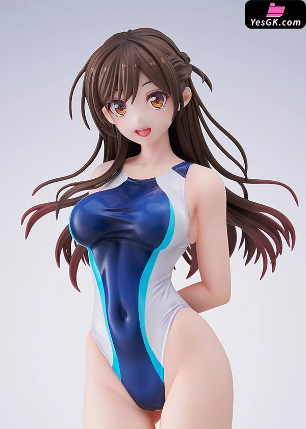 Rent-A-Girlfriend Chizuru Mizuhara Light Blue Line Competition Swimsuit 1/7 Scale Figure (Licensed) - AMAKUNI