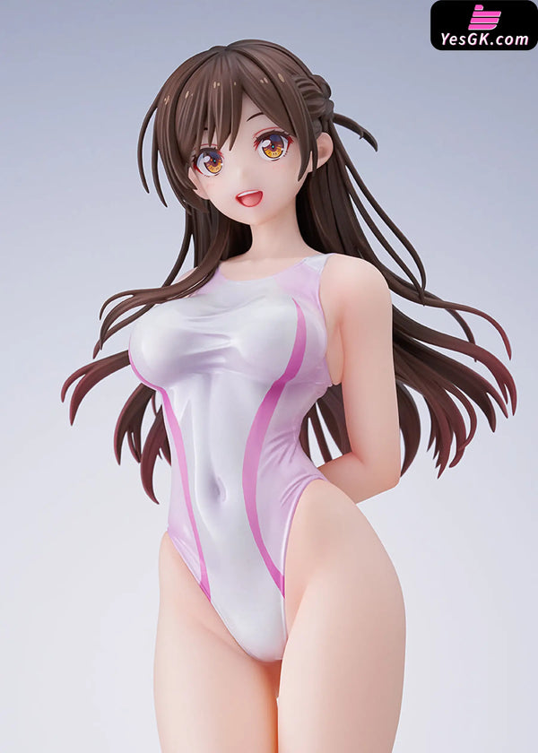 Rent-A-Girlfriend Chizuru Mizuhara Pink Line Competition Swimsuit 1/7 Scale Figure (Licensed) - AMAKUNI [In-Stock]