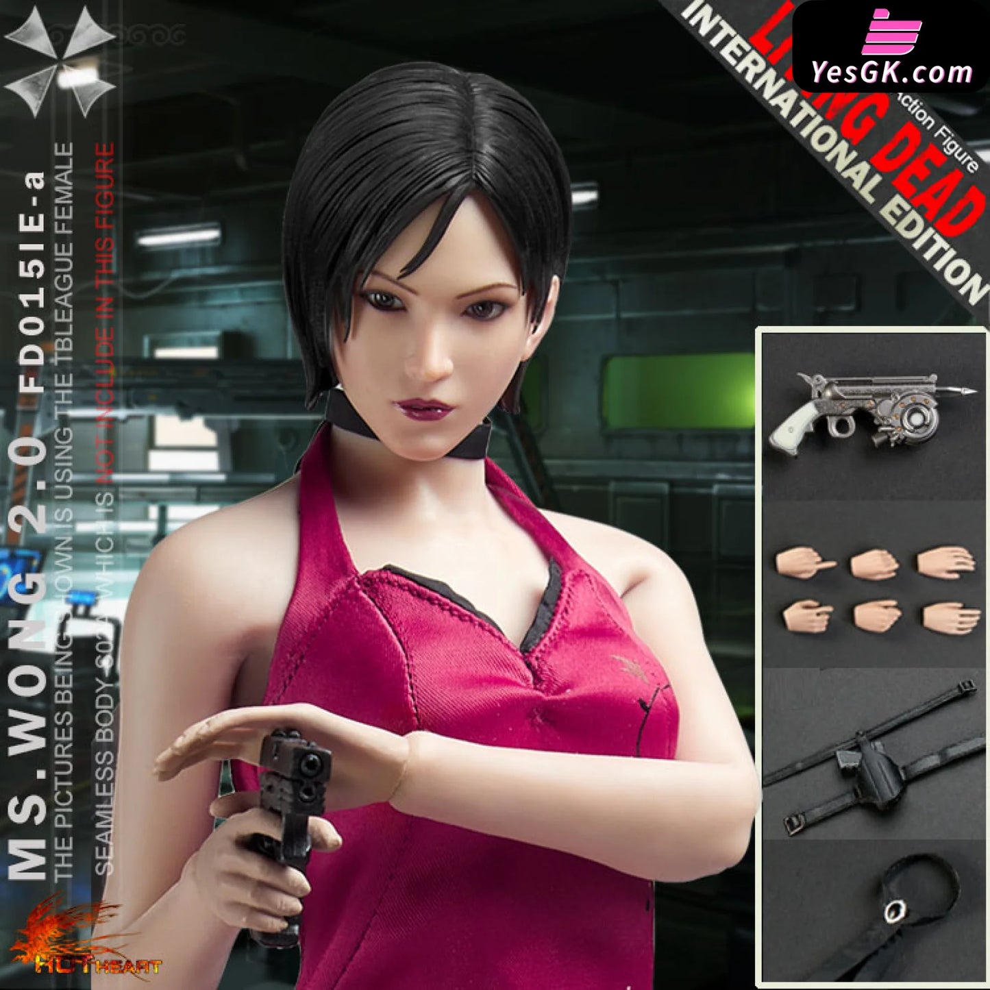 Resident Evil 1/6 Zombie Killer Female Spy Ms.wong 2.0 Fd015Ie-A Fd015Ie-B Action Figure - Hot