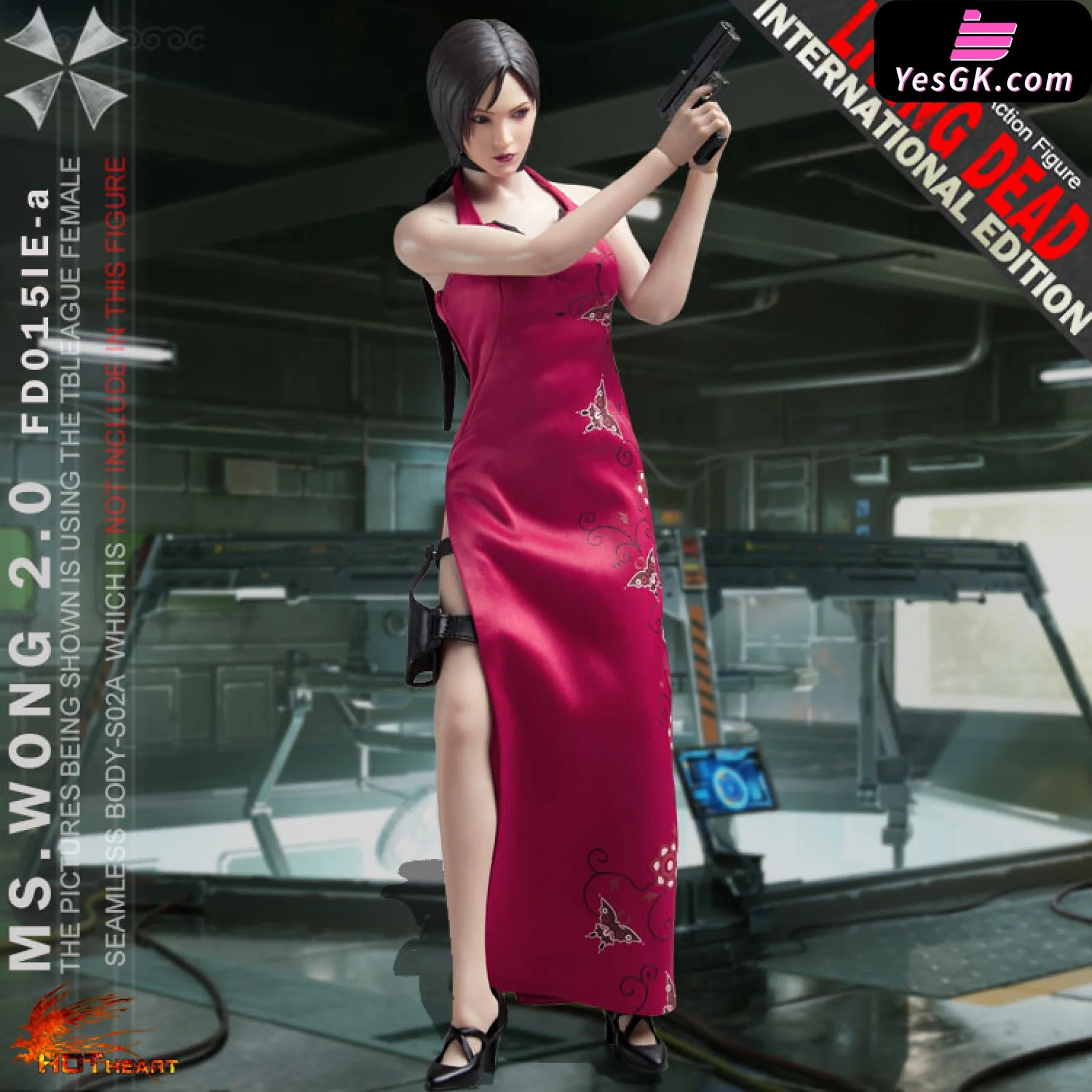 Resident Evil 1/6 Zombie Killer Female Spy Ms.wong 2.0 Fd015Ie-A Fd015Ie-B Action Figure - Hot