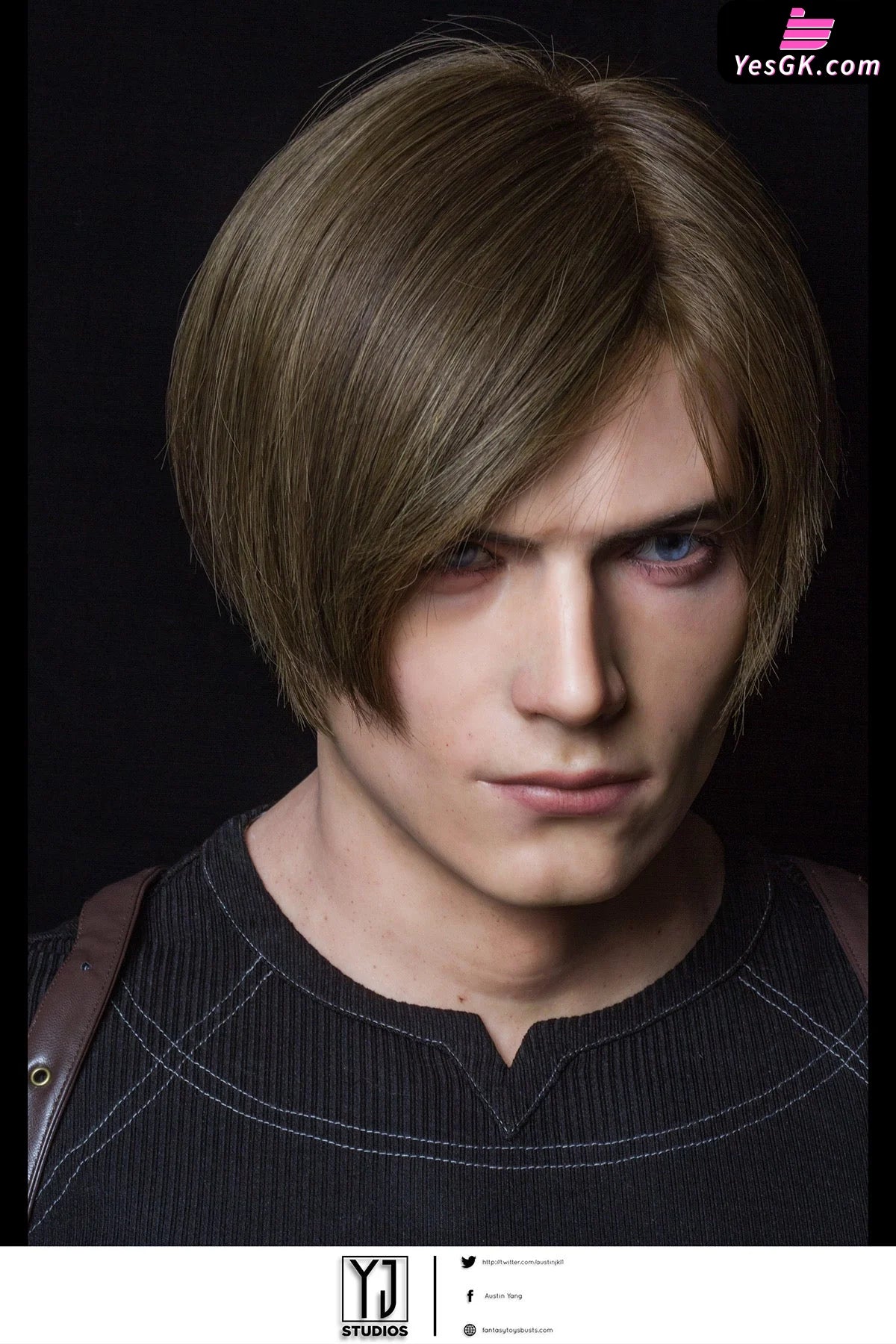 Resident Evil 4 Leon Scott Kennedy 1/1 Bust Resin Statue - Yj Studio [Pre-Order]