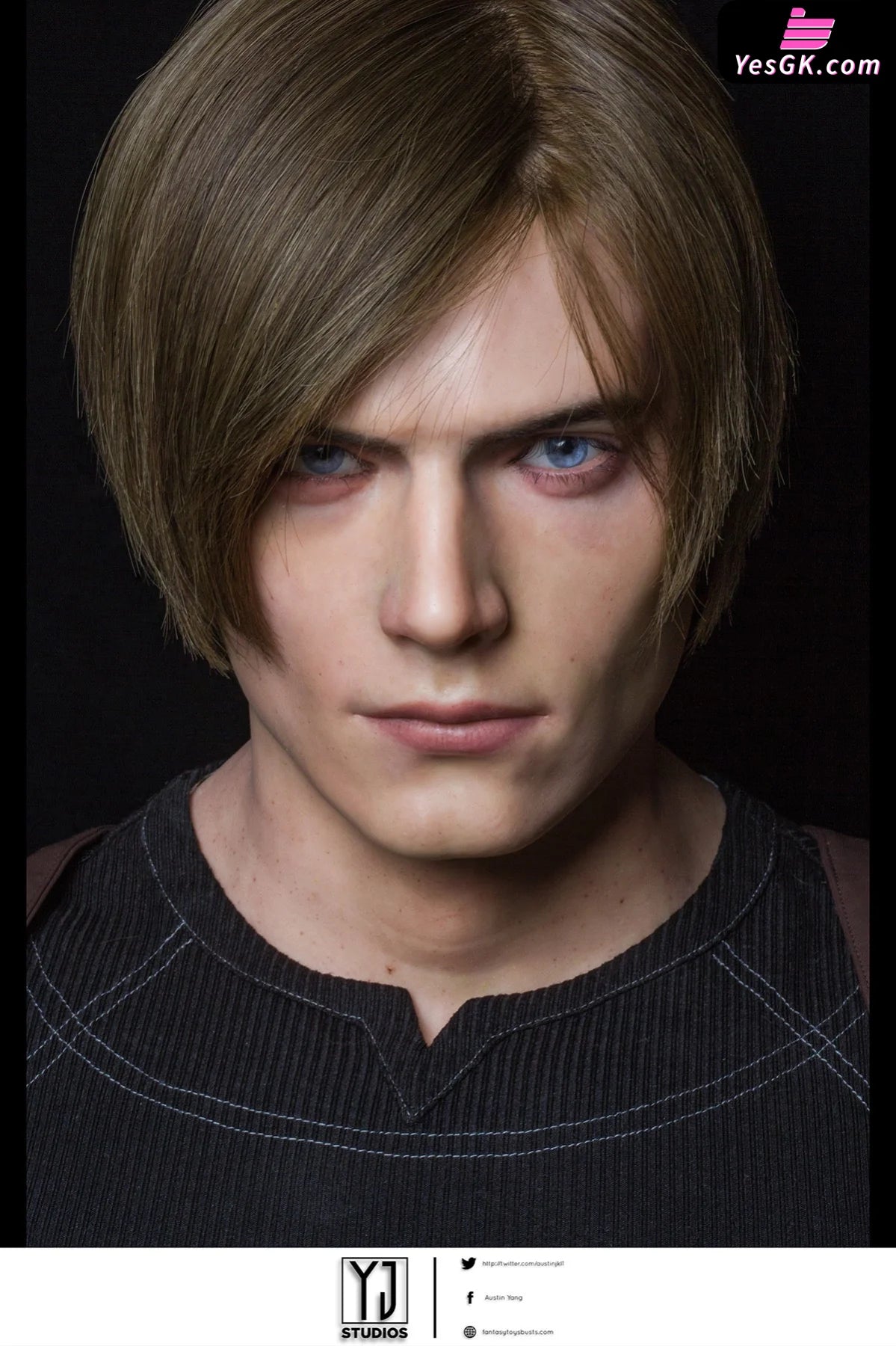 Resident Evil 4 Leon Scott Kennedy 1/1 Bust Resin Statue - Yj Studio [Pre-Order]