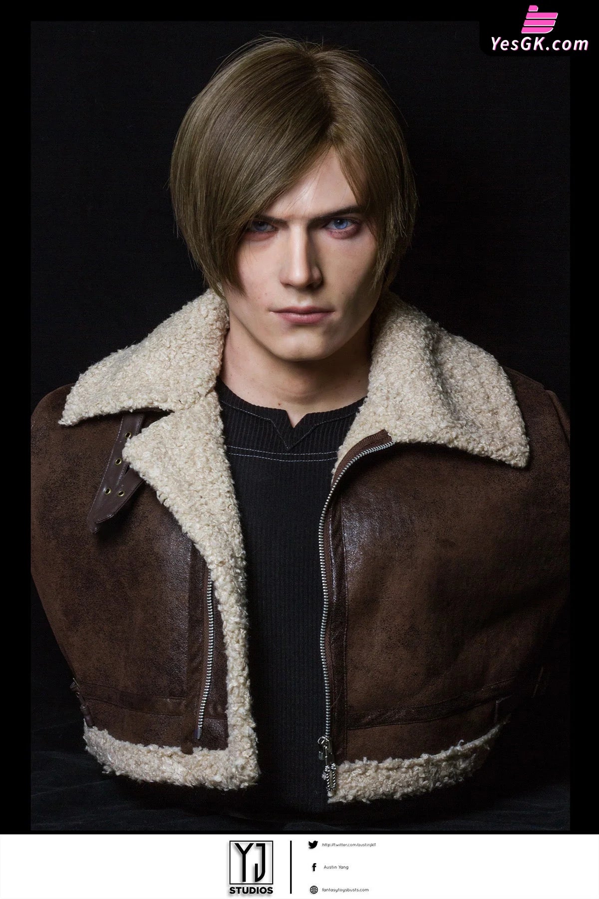 Resident Evil 4 Leon Scott Kennedy 1/1 Bust Resin Statue - YJ Studio ...