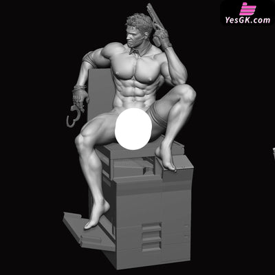 Resident Evil Violence And Surrender Chris Resin Statue - Gentleman 18 Studio [Pre-Order]