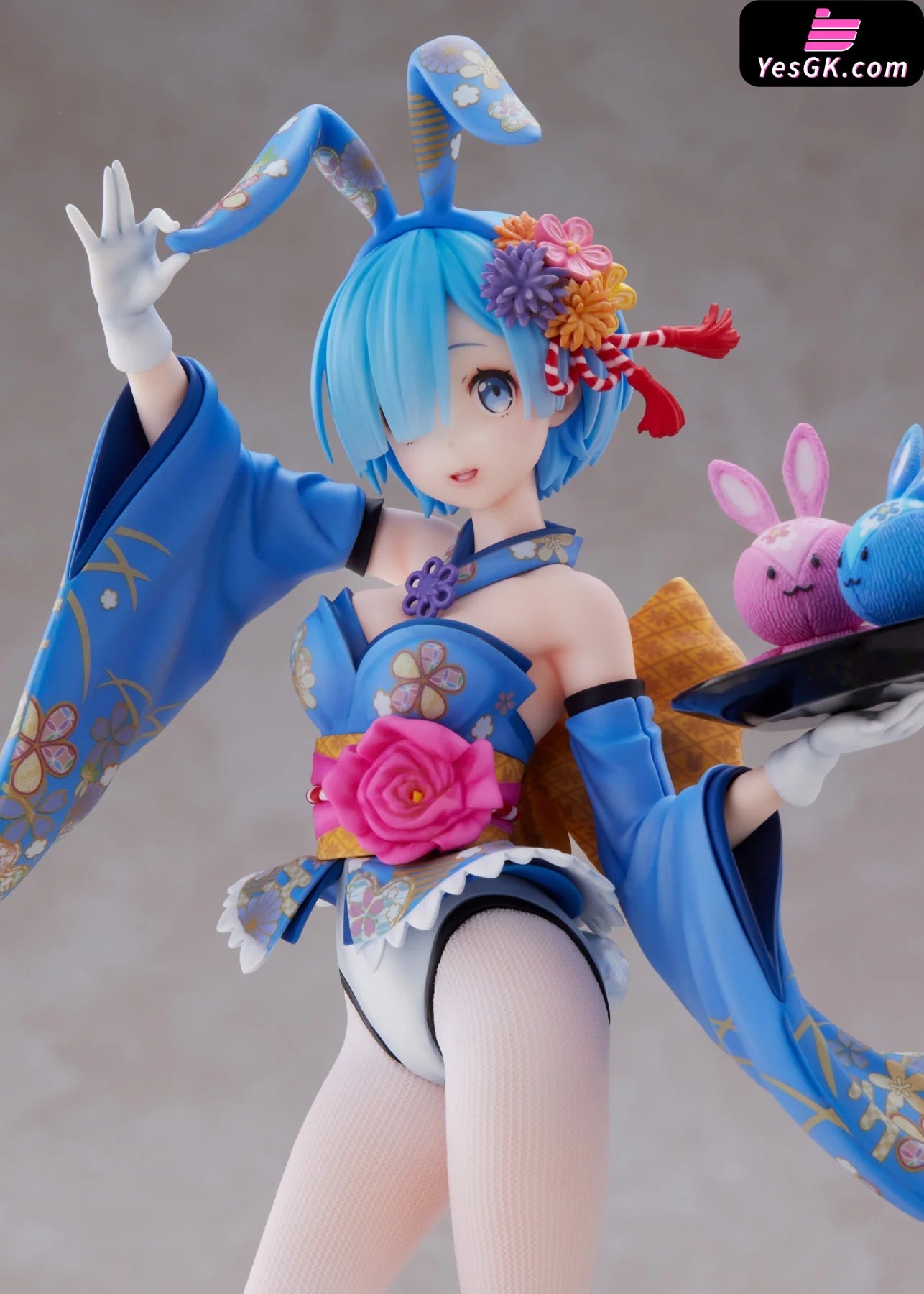 Re:zero Kara Hajimeru Isekai Seikatsu Rem Yukata Bunny Girl Statue - Fnex Studio [Pre-Order]