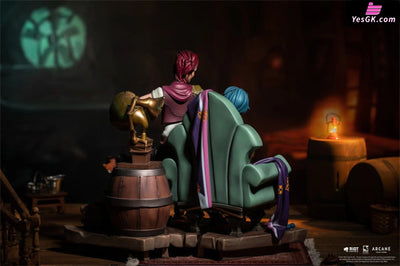 Riot Games Arcane: League Of Legends Vi & Jinx (Licensed) Resin Statue - Pure Arts Studio [In Stock]