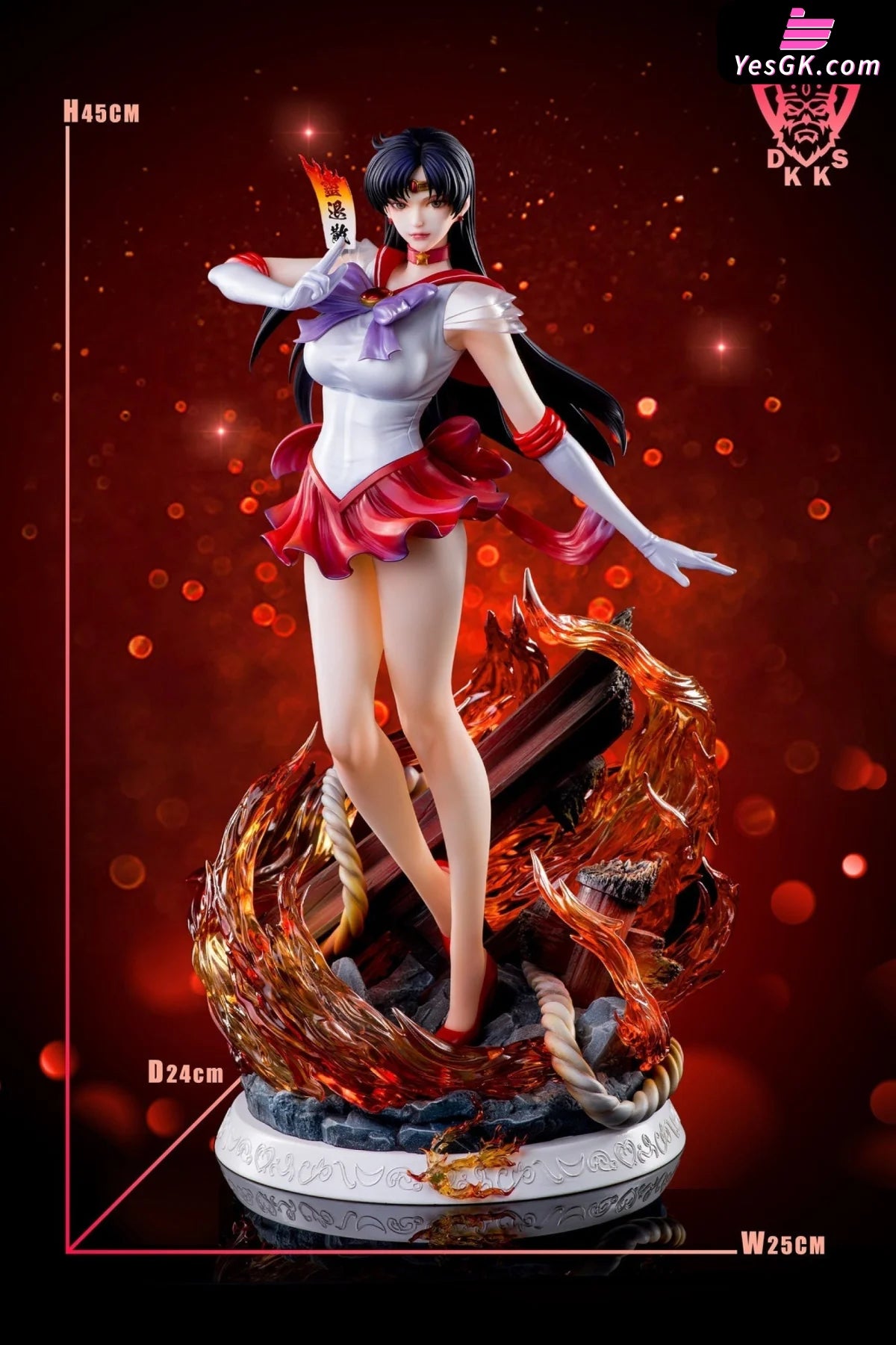 Sailor Mars Hino Rei Resin Statue - Dark King Studio [Pre-Order]