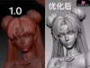 Sailor Moon Dark Tsukino Usagi 1/4 GK Statue - Mu Studio [In-Stock] - Sailor Moon