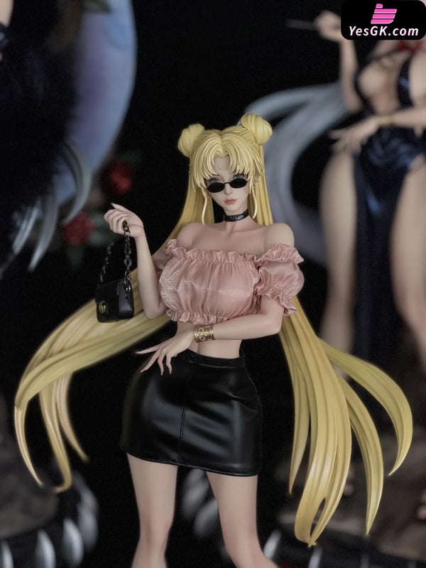 Sailor Moon Dark Tsukino Usagi 1/4 GK Statue - Mu Studio [In-Stock] - Sailor Moon
