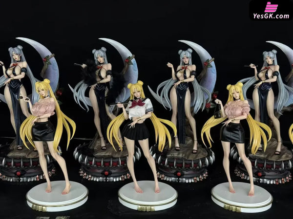 Sailor Moon Dark Tsukino Usagi 1/4 GK Statue - Mu Studio [In-Stock] - Sailor Moon