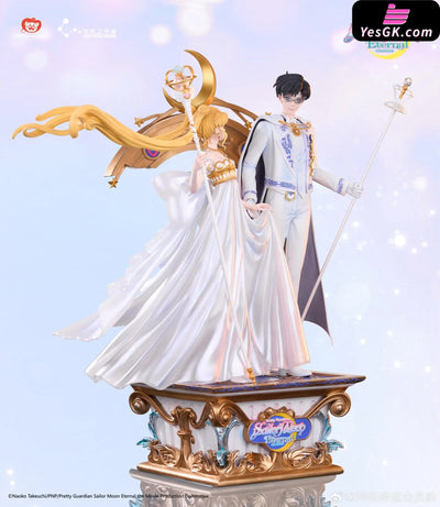 Sailor Moon Eternal Usagi Tsukino & Mamoru Chiba 1/6 Statue (Licensed) - Light Year Studio [In-Stock] - Full Payment
