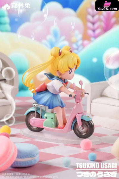 Sailor Moon Motorcycle 1st Tsukino Usagi GK Statue - Forest Rabbit Studio [In-Stock] - Full Payment - Sailor Moon
