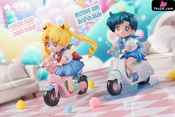 Sailor Moon Motorcycle 1st Tsukino Usagi GK Statue - Forest Rabbit Studio [In-Stock] - Full Payment - Sailor Moon