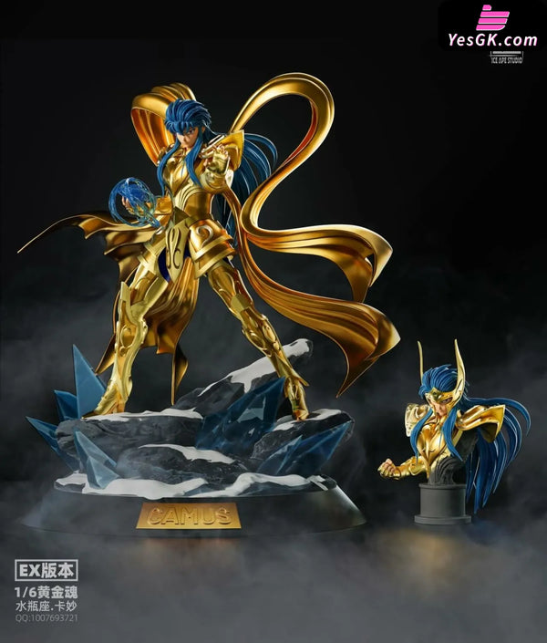 Saint Seiya Aquarius Camus God Cloth 1/6 GK Statue - Ice Ape Studio [In-Stock] - Full Payment / EX Edition - Saint Seiya