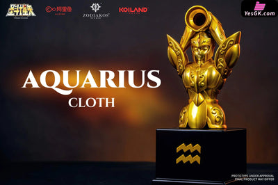 Saint Seiya Aquarius Cloth Form Statue - Zodiakos Studio [Pre - Order]