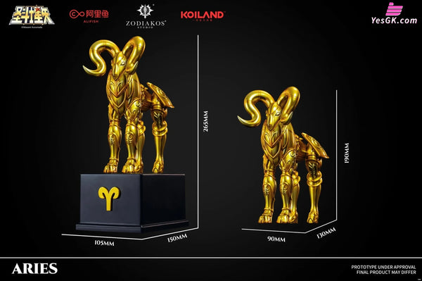 Saint Seiya Aries Cloth Form Statue - Zodiakos Studio [Pre - Order]